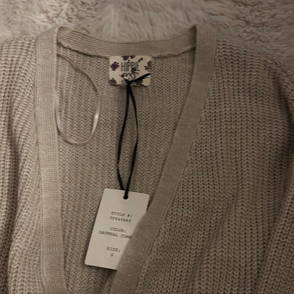 Colorblock Cardigan Sweater - Picture 2 of 4